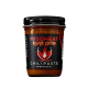 A jar of MisoHot Reaper Edition, a spicy miso condiment featuring Carolina Reaper peppers, displayed prominently with a vivid label showcasing its intense and bold flavors, set against a simple background to emphasize the product.