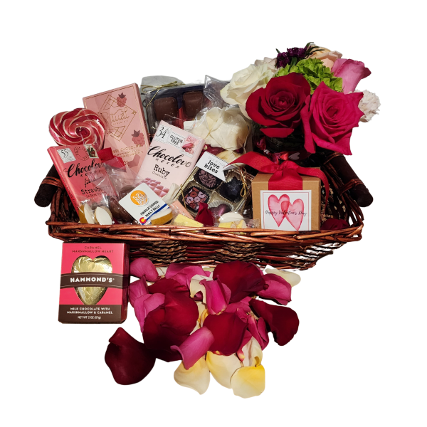 Large Valentine's Day Chocolate Gift Basket